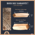 KIT MA FLAMBÉ PLAISIR - 15x fagotins 25L bois de chauffage extra sec + 12kg bois d'allumage + 2kg alume-feu – Image 2