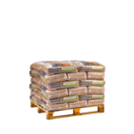 Granulés de bois HP+ - Piveteau - Palette de sacs de 15kg | Demi-palette 36 sacs