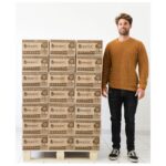 Bois Densifié Premium - 80 cartons de 6 bûches - Palette environ 960kgs – Image 6