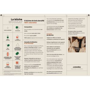 Bois Densifié Premium – 96 Paquets de 5 Bûches (~925 kg) 5 Bois Densifié Premium – 96 Paquets de 5 Bûches (~925 kg)