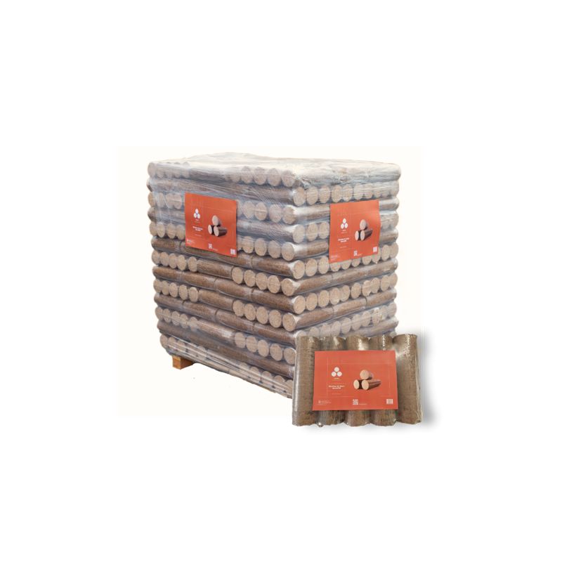 Bois Densifié Premium – 96 Paquets de 5 Bûches (~925 kg) 1 Bois Densifié Premium – 96 Paquets de 5 Bûches (~925 kg)