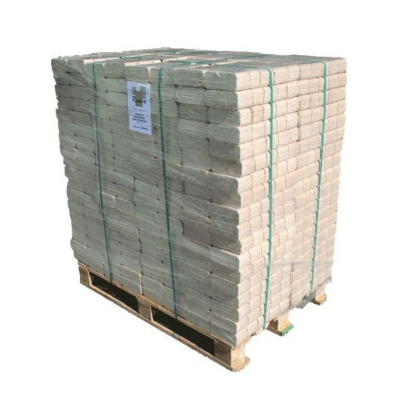 briquette-bois-compresse-chene.jpg Briquette bois compressé 100% Hêtre - Palette 1000 kg – Image 1
