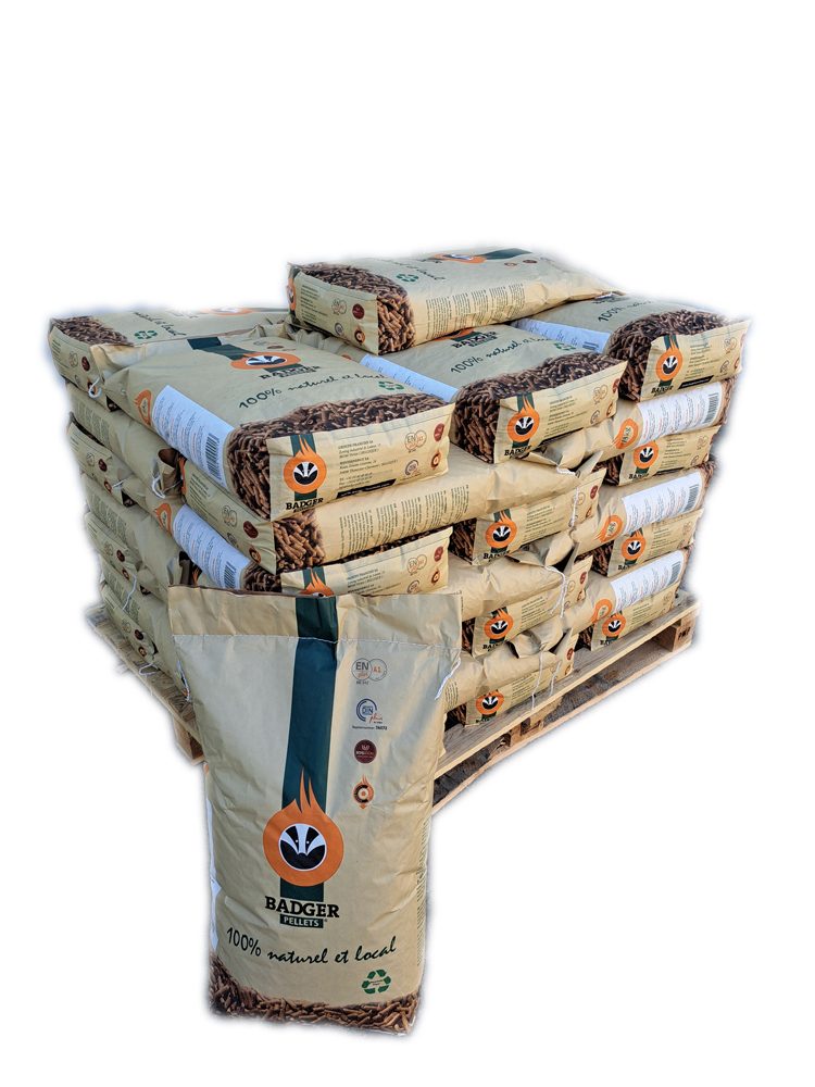 Granulés BADGER – Demi-Palette 36 Sacs 540 kg 1 Granulés BADGER – Demi-Palette 36 Sacs 540 kg
