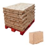 Bûches compressées - 540 bûches - 100% écologique - Fabrication locale - Bois 100% français