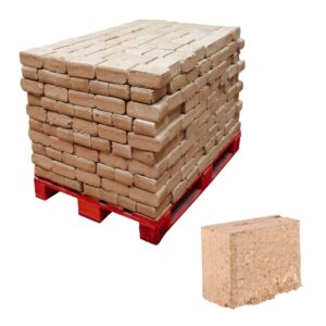 Bûches Compressées 1080 Bûches 100% Écologique Bois Français