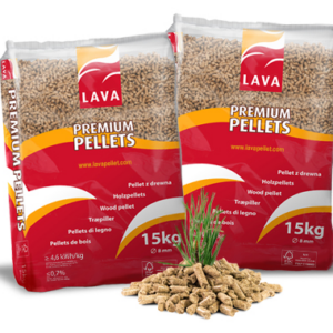 Pellets LAVA 100% Résineux – Palette 65 Sacs 15 kg