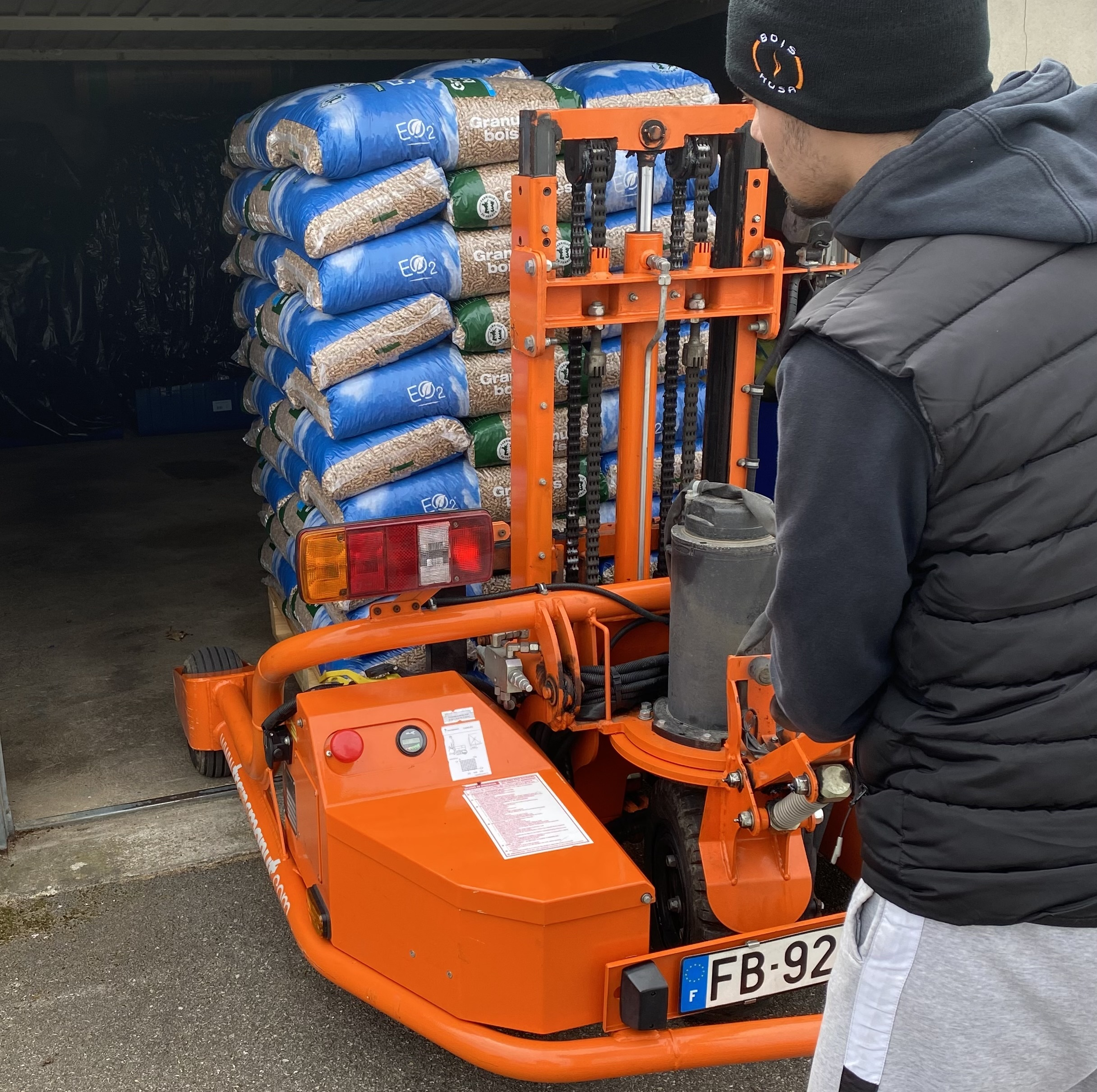 GRANULÉS DE BOIS EO2 – PALETTE DE 66 SACS DE 15KG SOIT 990KG EO2®