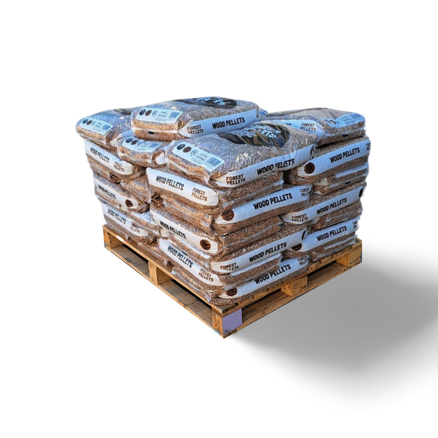 GRANULES DE BOIS FOREST PELLETS 1/2 Palette de 36 Sacs de 15kg soit 540kg