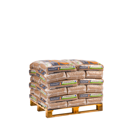 Granulés de bois HP+ - Piveteau - Palette de sacs de 15kg