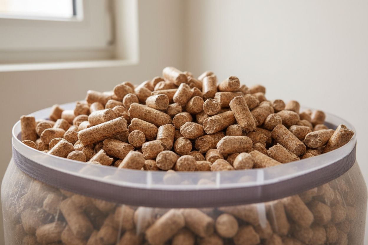 Prix des pellets : comprendre les tarifs, les écarts et le meilleur moment pour acheter 4 Granulés de bois en gros plan