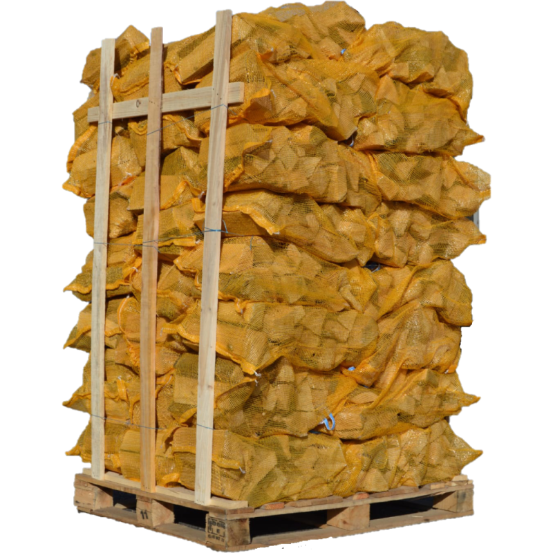 Palette de 70 filets de 25dm3 de bois de chauffage en 33cm