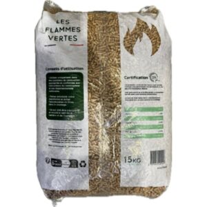 Granulés Flammes Vertes – Palette 65 Sacs 15 kg (975 kg) 7 Granulés Flammes Vertes – Palette 65 Sacs 15 kg (975 kg) – Image 4