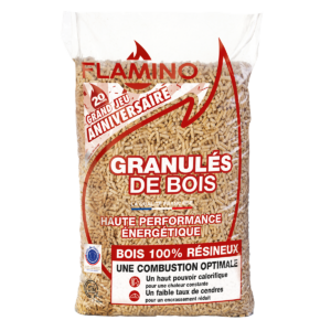 Granulés Flamino – Palette 70 Sacs 15 kg (1050 kg)
