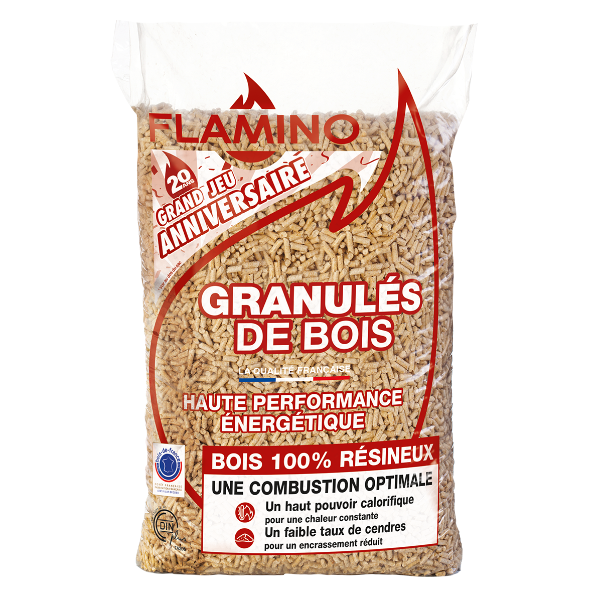 Granulés Flamino – Palette 70 Sacs 15 kg (1050 kg) 1 Granulés Flamino – Palette 70 Sacs 15 kg (1050 kg)